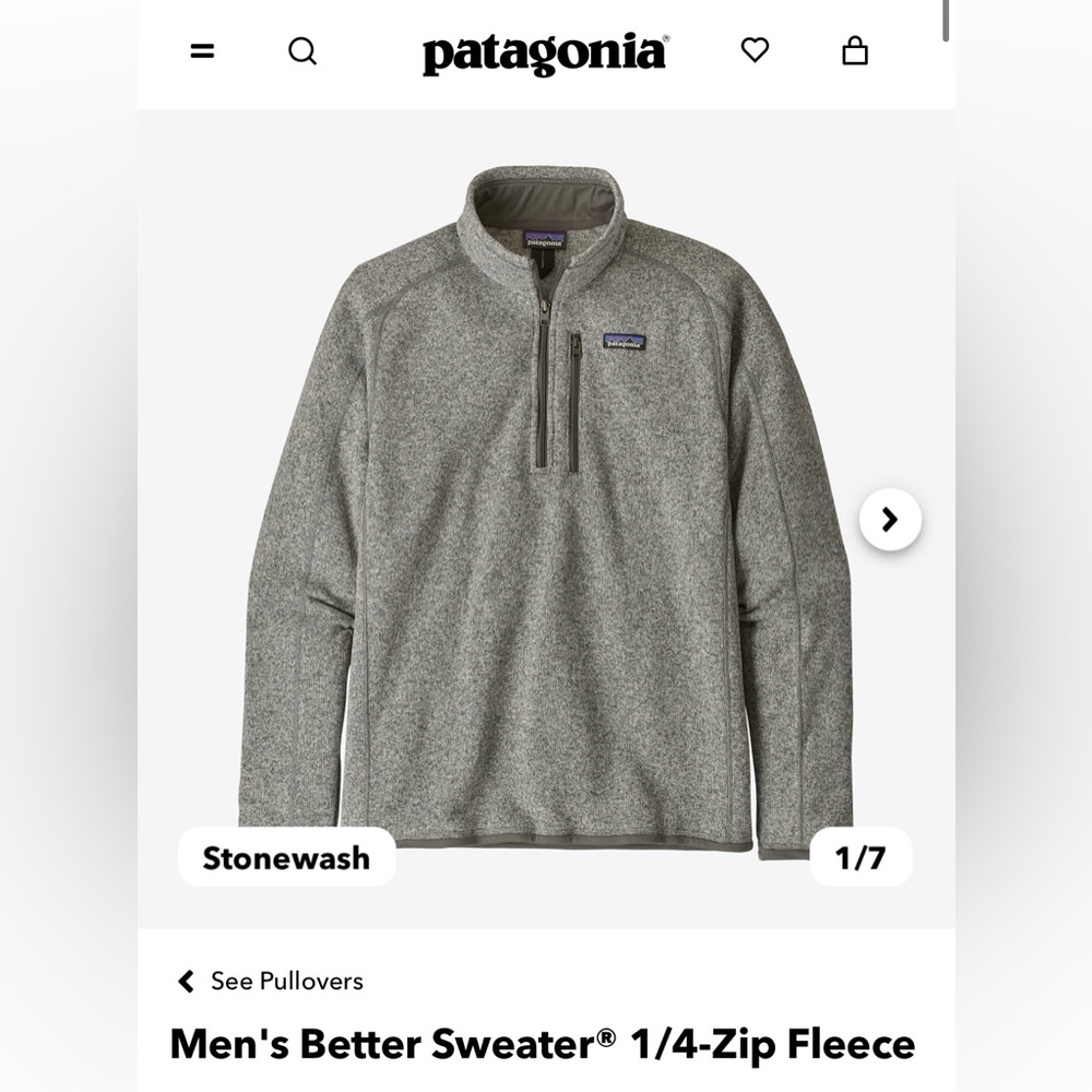 Patagonia Men's Better Sweater 1/4-Zip Fleece
